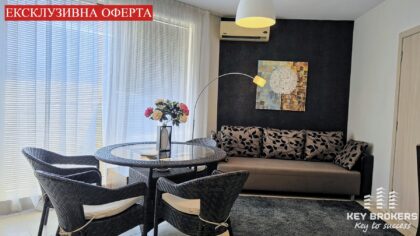 Обзаведен апартамент с една спалня в затворен комплекс „Емберли“, с. Лозенец